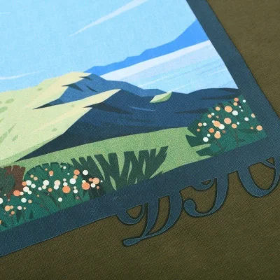 Футболка Dior Our Beautiful Nature "Khaki" фото № 2