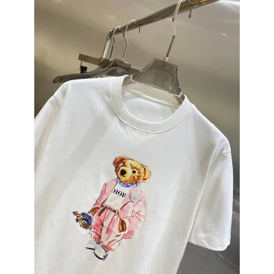 Футболка Dior Fashion Bear "White" фото № 2
