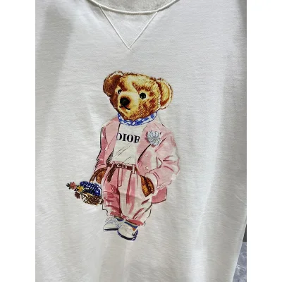 Футболка Dior Fashion Bear "White" фото № 4