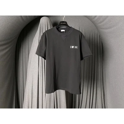 Футболка Dior Magnificent Rose "Black" фото № 5