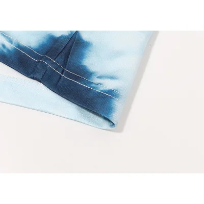 Футболка Dior Spiral "White/Blue" фото № 4