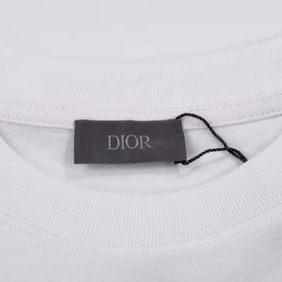 Футболка Dior Basic Collection With Small Logo "White" фото № 6