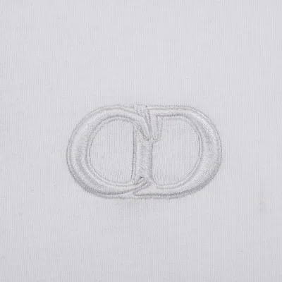 Футболка Dior Basic Collection With Small Logo "White" фото № 7