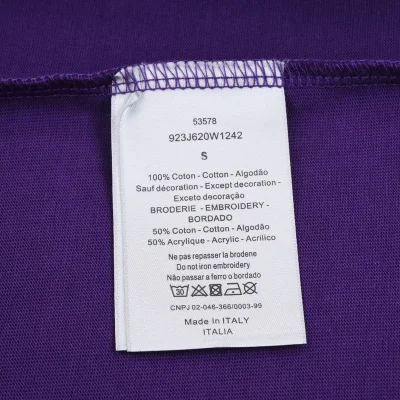 Футболка Dior With Wreath Of Flowers "Violet" фото № 2