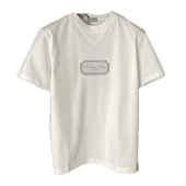 Футболка Dior With Brand Name Plate "White"
