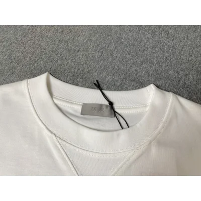 Футболка Dior With Brand Name Plate "White" фото № 4