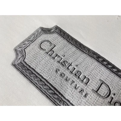 Футболка Dior With Brand Name Plate "White" фото № 6