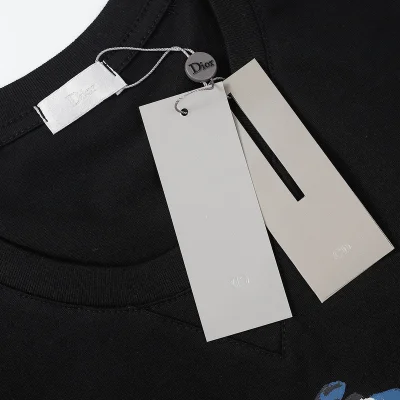 Футболка Dior With An Extraordinary Logo "Black" фото № 6