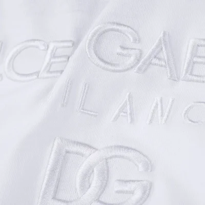Футболка Dolce Gabbana With A Print Of Different Logos "White" фото № 8