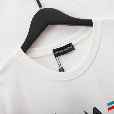 Футболка Emporio Armani Numbers And Bird "White" фото № 6