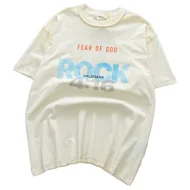 Футболка Fear Of God Rock "Cream"