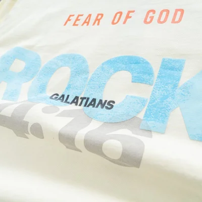 Футболка Fear Of God Rock "Cream" фото № 9