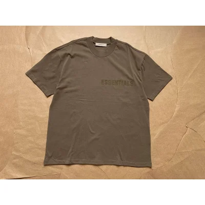 Футболка Fear Of God Cotton — Base "Brown" фото № 2