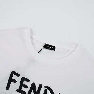 Футболка Fendi Hidden Under The Box "White" фото № 7