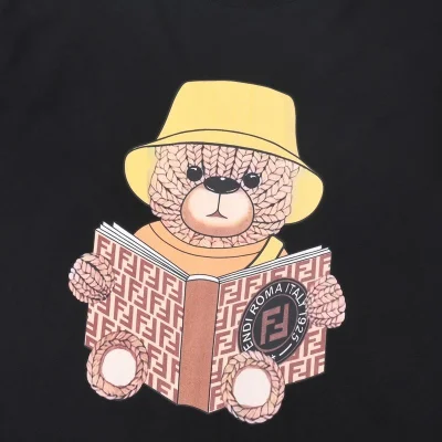 Футболка Fendi Book Bear "Black" фото № 8