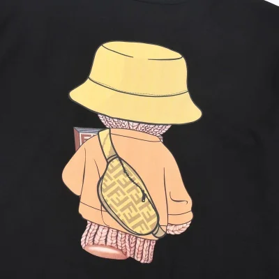 Футболка Fendi Book Bear "Black" фото № 9