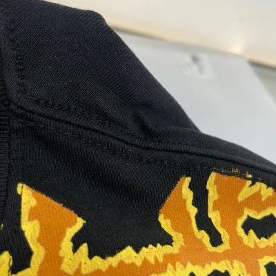 Футболка Fendi Fire Letter Print "Black" фото № 3 Футболка Fendi Fire Letter Print "Black" фото № 3