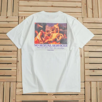 Футболка FR2 Inscription No Sexual Services "White" фото № 2