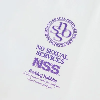 Футболка FR2 Inscription No Sexual Services "White" фото № 9