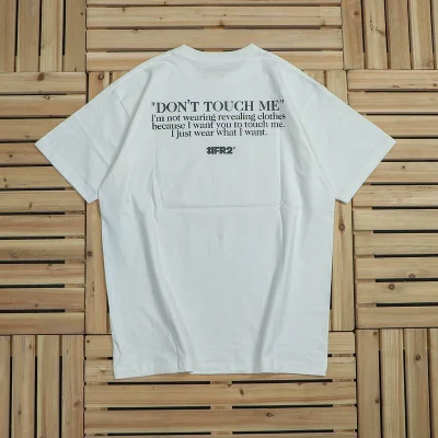 Футболка FR2 Inscription Don't Touch Me "White" фото № 2 Футболка FR2 Inscription Don't Touch Me "White" фото № 2