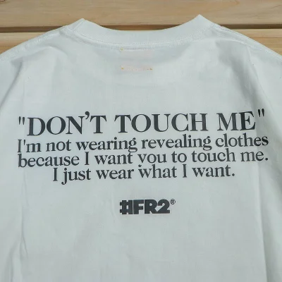 Футболка FR2 Inscription Don't Touch Me "White" фото № 4 Футболка FR2 Inscription Don't Touch Me "White" фото № 4