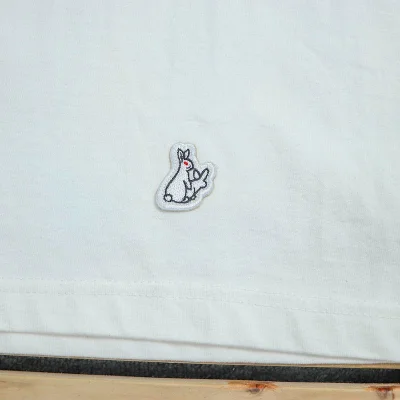 Футболка FR2 Woman With Rabbit Face "White" фото № 4