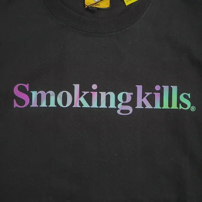 Футболка FR2 Inscription Smoking Kills "Black" фото № 6