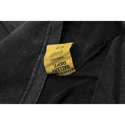 Футболка Gallery Dept With Warning Sign "Black/Gray" фото № 7