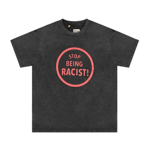 Футболка Gallery Dept With Warning Sign "Black/Gray"