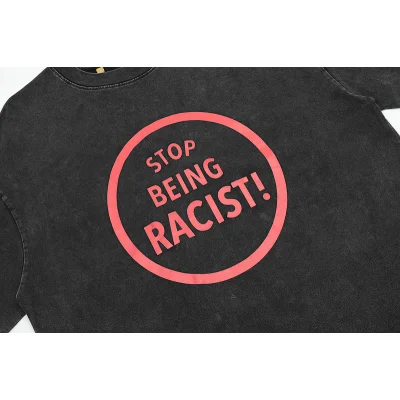 Футболка Gallery Dept With Warning Sign "Black/Gray" фото № 3