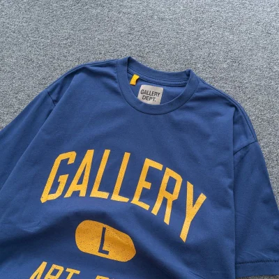 Футболка Gallery Dept With Size Print "Blue/Yellow" фото № 5