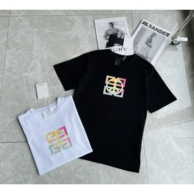 Футболка Givenchy Color Logo "Black" фото № 2