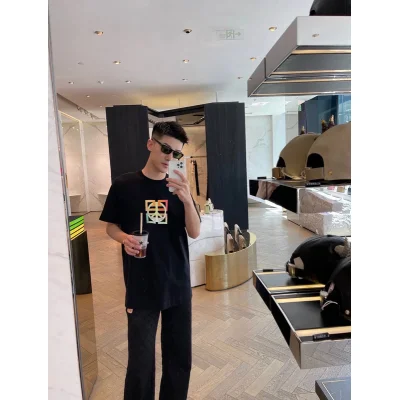 Футболка Givenchy Color Logo "Black" фото № 5