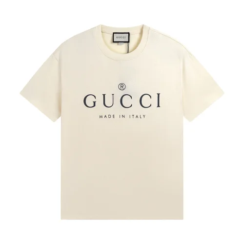 Футболка Gucci With Brand Print "Beige"