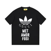 Футболка Gucci X Adidas With The Inscription "Black"