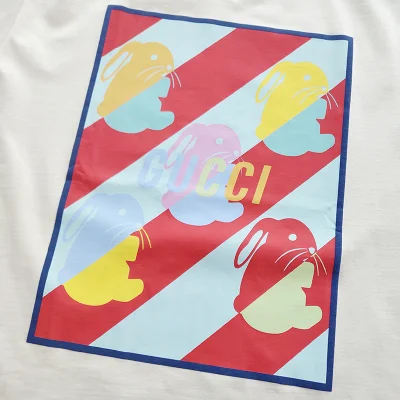 Футболка Gucci With A Colorful Picture "White" фото № 6