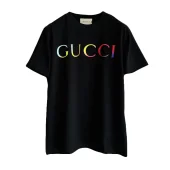 Футболка Gucci Cotton With An Interesting Logo "Black"