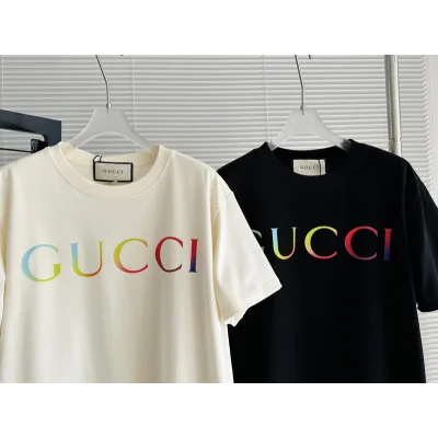 Футболка Gucci Cotton With An Interesting Logo "Black" фото № 5
