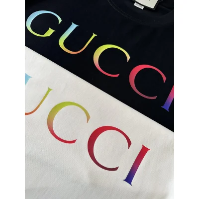 Футболка Gucci Cotton With An Interesting Logo "Black" фото № 4
