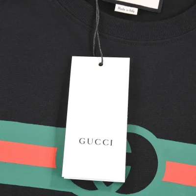 Футболка Gucci With An Abstract Logo "Black" фото № 4