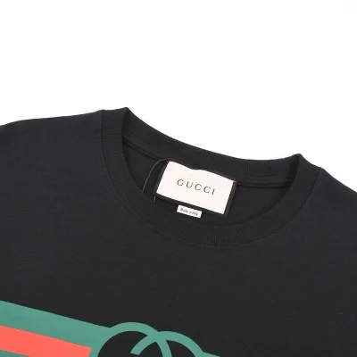 Футболка Gucci With An Abstract Logo "Black" фото № 6