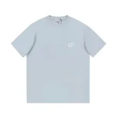 Футболка Gucci Embroidery Brand Logo "Light Blue"