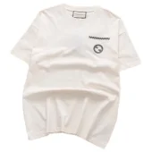 Футболка Gucci Wave Line And Circle Front Print "White"