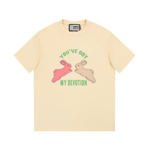Футболка Gucci Two Rabbits "Cream"