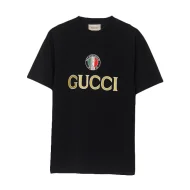 Футболка Gucci With Logo Palazzo "Black"