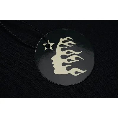 Футболка Hellstar Man With Hair On End And Headphones "Black" фото № 4