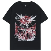 Футболка Hellstar Back Inscription Bigger Than Satan "Black"