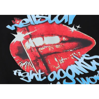 Футболка Hellstar Lips "Black" фото № 4