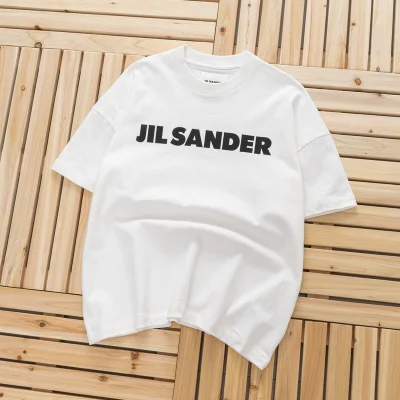 Футболка Jil Sander With Text Logo "White" фото № 2