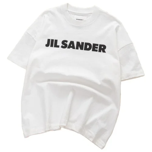Футболка Jil Sander With Text Logo "White"